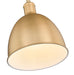 Pendant Z-Lite 4500P8-CB Classic Brass Sawyer 1 Light Pendant Z-Lite