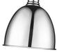 Pendant Z-Lite 4500P8-CH Chrome Sawyer 1 Light Pendant Z-Lite