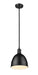 Pendant Z-Lite 4500P8-MB Matte Black Sawyer 1 Light Pendant Z-Lite