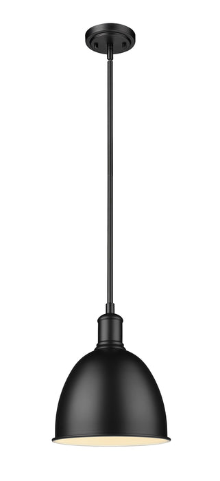 Pendant Z-Lite 4500P8-MB Matte Black Sawyer 1 Light Pendant Z-Lite