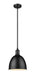 Pendant Z-Lite 4500P8-MB Matte Black Sawyer 1 Light Pendant Z-Lite