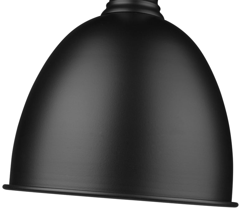 Pendant Z-Lite 4500P8-MB Matte Black Sawyer 1 Light Pendant Z-Lite