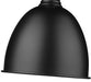 Pendant Z-Lite 4500P8-MB Matte Black Sawyer 1 Light Pendant Z-Lite