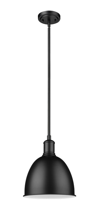 Pendant Z-Lite 4500P8-MB Matte Black Sawyer 1 Light Pendant Z-Lite