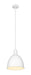 Pendant Z-Lite 4500P8-SW Satin White Sawyer 1 Light Pendant Z-Lite