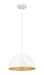 Pendant Z-Lite 4501P12-MW Matte White Vega 1 Light Pendant Z-Lite
