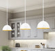 Pendant Z-Lite 4501P12-MW Matte White Vega 1 Light Pendant Z-Lite
