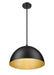 Pendant Z-Lite 4501P16-MB Matte Black Vega 1 Light Pendant Z-Lite
