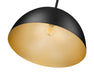 Pendant Z-Lite 4501P16-MB Matte Black Vega 1 Light Pendant Z-Lite