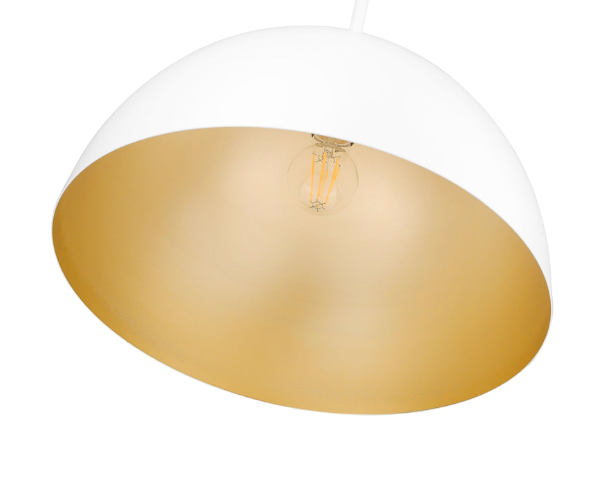 Pendant Z-Lite 4501P16-MW Matte White Vega 1 Light Pendant Z-Lite