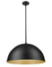 Pendant Z-Lite 4501P24-MB Matte Black Vega 3 Light Pendant Z-Lite