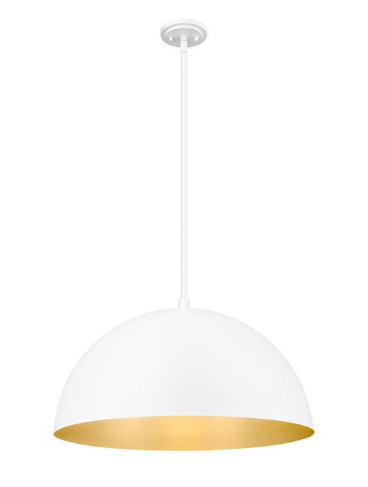 Pendant Z-Lite 4501P24-MW Matte White Vega 3 Light Pendant Z-Lite