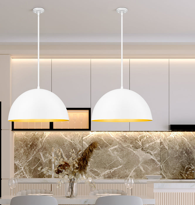 Pendant Z-Lite 4501P24-MW Matte White Vega 3 Light Pendant Z-Lite