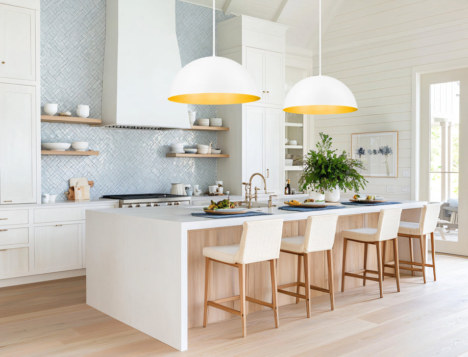 Pendant Z-Lite 4501P32-MW Matte White Vega 3 Light Pendant Z-Lite