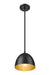 Pendant Z-Lite 4501P8-MB Matte Black Vega 1 Light Pendant Z-Lite