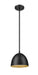Pendant Z-Lite 4501P8-MB Matte Black Vega 1 Light Pendant Z-Lite