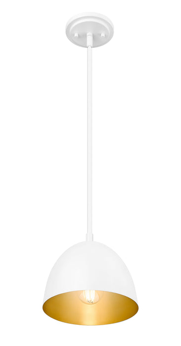 Pendant Z-Lite 4501P8-MW Matte White Vega 1 Light Pendant Z-Lite