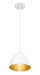 Pendant Z-Lite 4501P8-MW Matte White Vega 1 Light Pendant Z-Lite