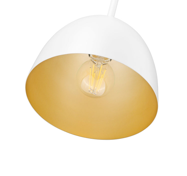 Pendant Z-Lite 4501P8-MW Matte White Vega 1 Light Pendant Z-Lite