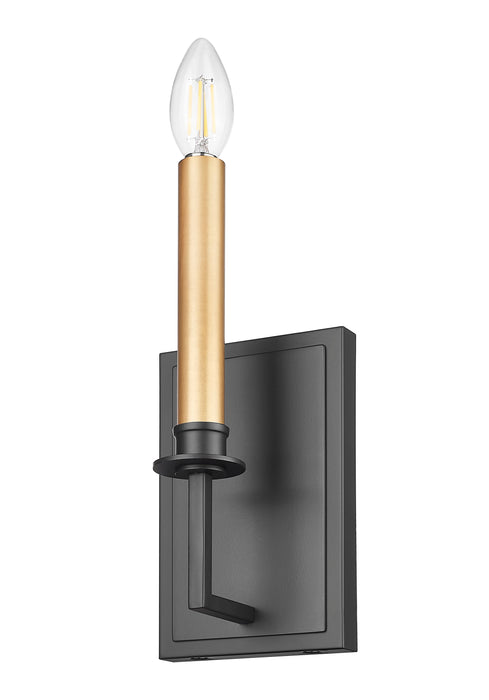 Wall Sconce Z-Lite 4503-1S-MB Matte Black Orson 2 Light Wall Sconce Z-Lite