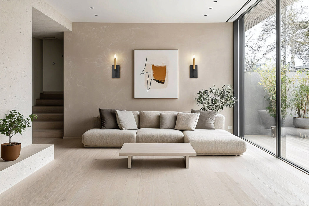 Wall Sconce Z-Lite 4503-1S-MB Matte Black Orson 2 Light Wall Sconce Z-Lite