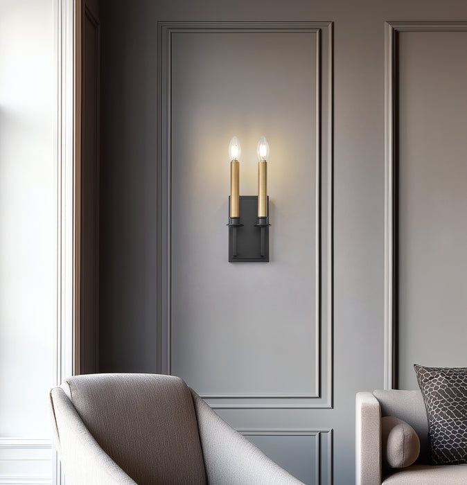 Wall Sconce Z-Lite 4503-2S-MB Matte Black Orson 1 Light Wall Sconce Z-Lite