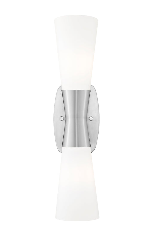 Wall Sconce Z-Lite 4504-2S-BN Brushed Nickel Emrys 2 Light Wall Sconce Z-Lite