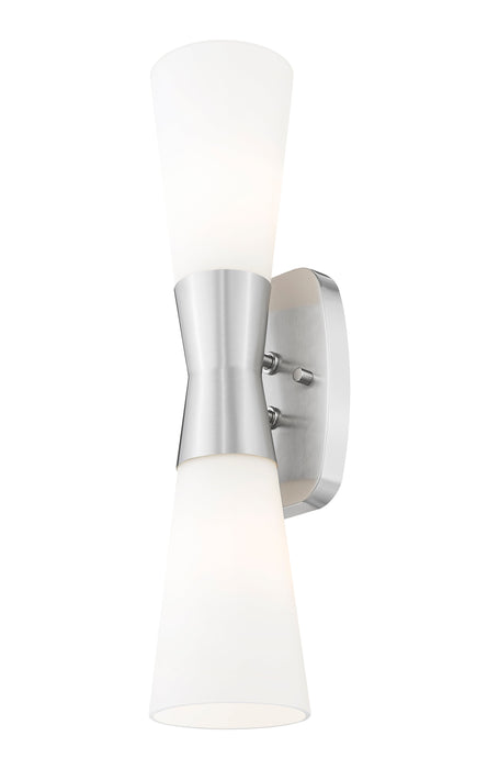 Wall Sconce Z-Lite 4504-2S-BN Brushed Nickel Emrys 2 Light Wall Sconce Z-Lite