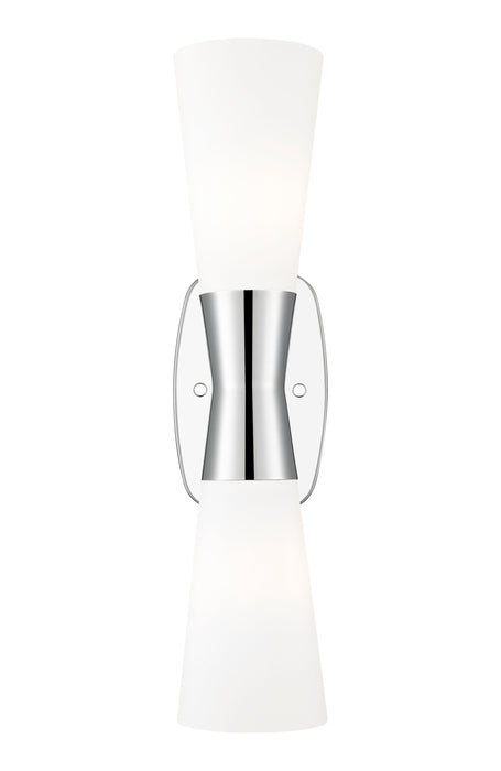 Wall Sconce Z-Lite 4504-2S-PN Polished Nickel Emrys 2 Light Wall Sconce Z-Lite