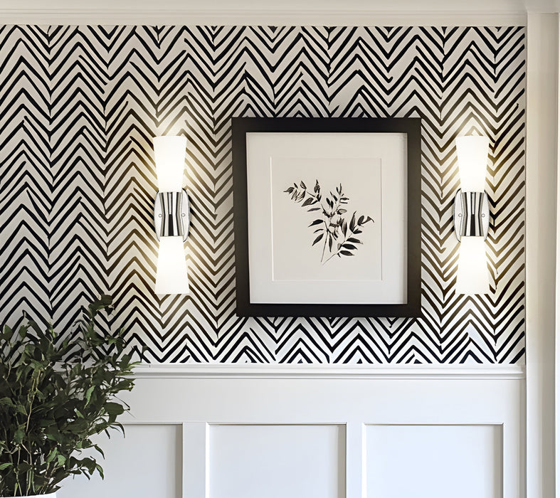 Wall Sconce Z-Lite 4504-2S-PN Polished Nickel Emrys 2 Light Wall Sconce Z-Lite