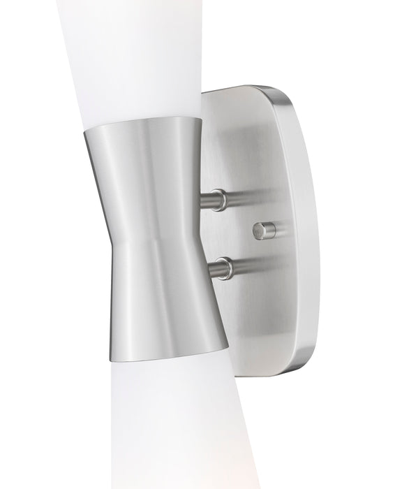 Wall Sconce Z-Lite 4504-2SL-BN Brushed Nickel Emrys 2 Light Wall Sconce Z-Lite