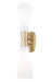 Wall Sconce Z-Lite 4504-2SL-MGLD Modern Gold Emrys 2 Light Wall Sconce Z-Lite