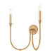 Wall Sconce Z-Lite 4505-2S-RB Rubbed Brass Jisele 2 Light Wall Sconce Z-Lite