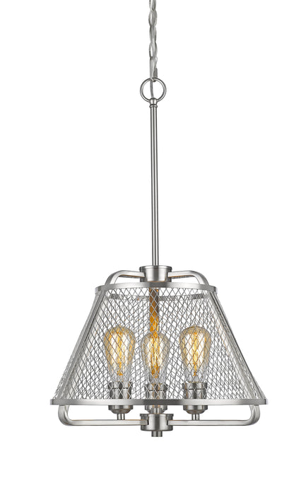 Pendant Z-Lite 451-16BN Brushed Nickel Iuka 3 Light Pendant Z-Lite
