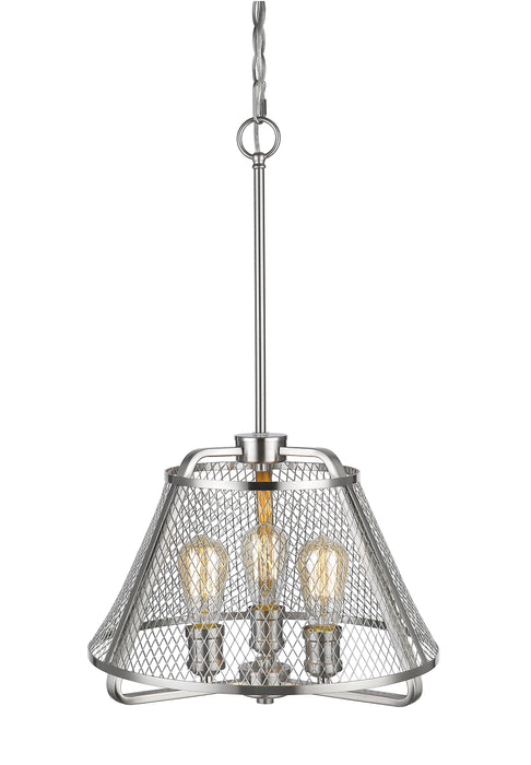 Pendant Z-Lite 451-16BN Brushed Nickel Iuka 3 Light Pendant Z-Lite
