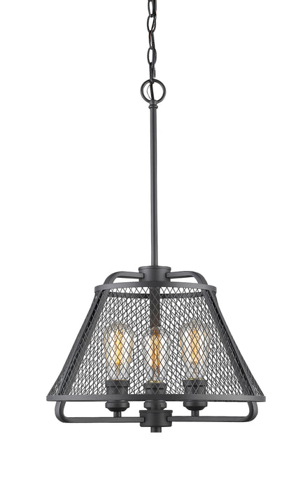 Pendant Z-Lite 451-16BRZ Bronze Iuka 3 Light Pendant Z-Lite