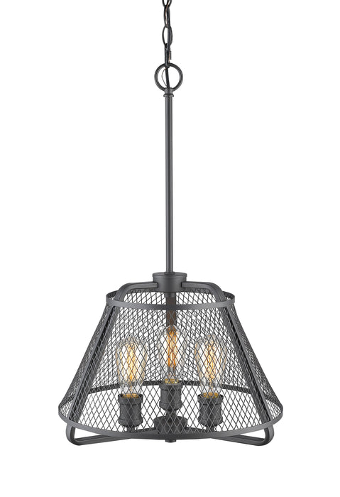 Pendant Z-Lite 451-16BRZ Bronze Iuka 3 Light Pendant Z-Lite