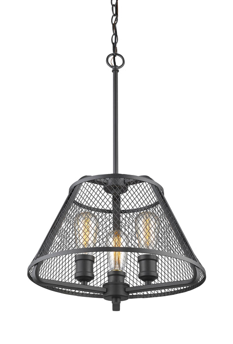 Pendant Z-Lite 451-16BRZ Bronze Iuka 3 Light Pendant Z-Lite