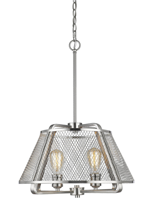 Pendant Z-Lite 451-19BN Brushed Nickel Iuka 4 Light Pendant Z-Lite