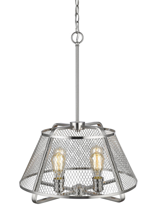 Pendant Z-Lite 451-19BN Brushed Nickel Iuka 4 Light Pendant Z-Lite