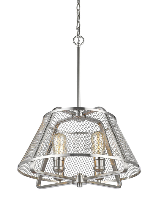 Pendant Z-Lite 451-19BN Brushed Nickel Iuka 4 Light Pendant Z-Lite