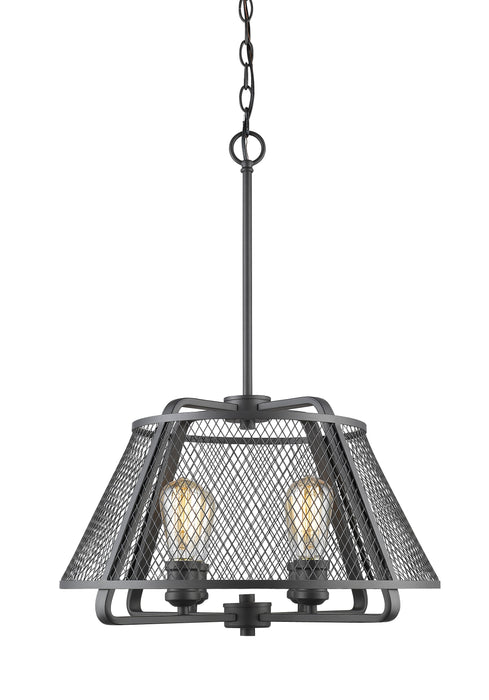 Pendant Z-Lite 451-19BRZ Bronze Iuka 4 Light Pendant Z-Lite