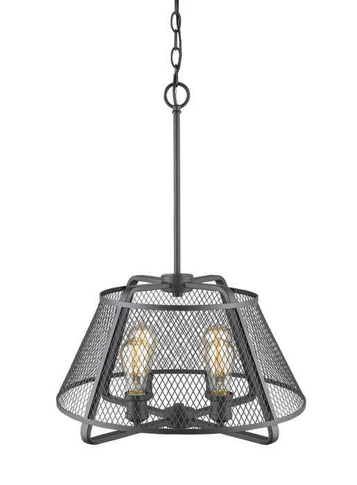 Pendant Z-Lite 451-19BRZ Bronze Iuka 4 Light Pendant Z-Lite