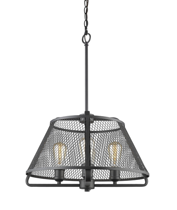 Pendant Z-Lite 451-19BRZ Bronze Iuka 4 Light Pendant Z-Lite