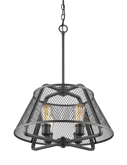 Pendant Z-Lite 451-19BRZ Bronze Iuka 4 Light Pendant Z-Lite