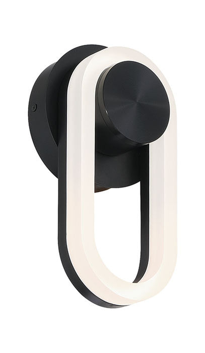 Eurofase 49259-018 Swing 10" Matte Black LED Outdoor Wall Light
