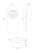 Eurofase 50273-010 Sternn 15" Marble White LED Outdoor Wall Light
