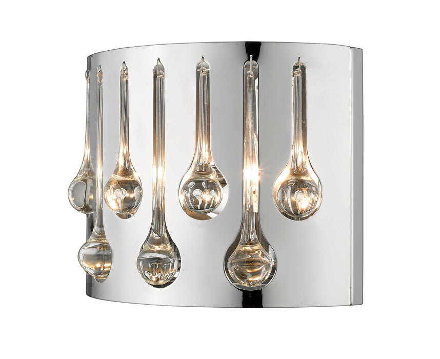 Wall Sconce Z-Lite 453R2S-CH Chrome Oberon 2 Light Wall Sconce Z-Lite