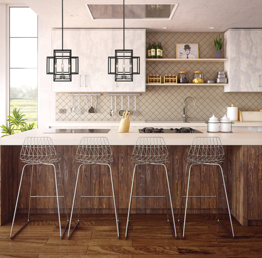 Pendant Z-Lite 454-14BK-BN Black + Brushed Nickel Titania 4 Light Pendant Z-Lite