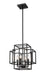 Pendant Z-Lite 454-14MB Matte Black Titania 4 Light Pendant Z-Lite